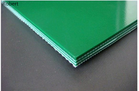 Green Color PVC Conveyor Belt  For Electronics Transmission High Tensile Strength