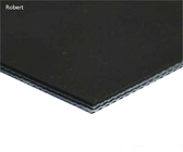 Material Handling Polyurethane Conveyor Belt Low Elongation Black Color