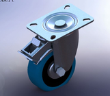 Industrial Trolley Replacement Caster Wheels Swivel With Double Lock And Brakes