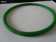 Green Color Endless Polyurethane Round Timing Belts , O Ring Drive Belts