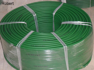 Rough Polyurethane Round Conveyor Belt For Food Industry Light Green / Dark Green