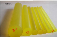 Solvent Resistance Polyurethane Rubber Rod Bar Natural Color Hardness 60A - 95A