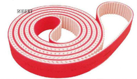 Adjustable Length Polyurethane Timing Drive Belts 50mm - 100mm Width Red Color