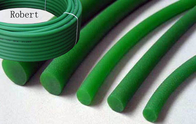 SGS Approval Rough Polyurethane Round Belt Green Color For Glass Industry