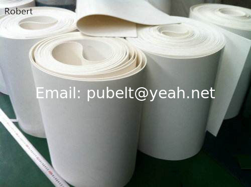 Portable PU Polyurethane Curved Conveyor Belt Material High Straightness