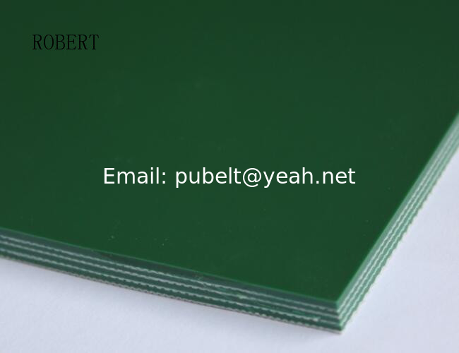 PVC Material Automobile / Industrial Conveyor Belts 1mm ~ 7mm Thickness