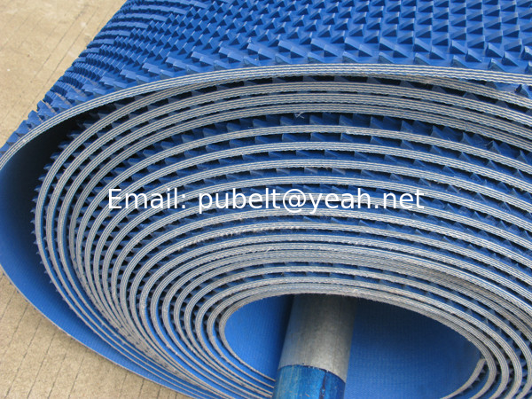 Rough Top Polyurethane Coating Conveyor Belt For Industrial Material Transport