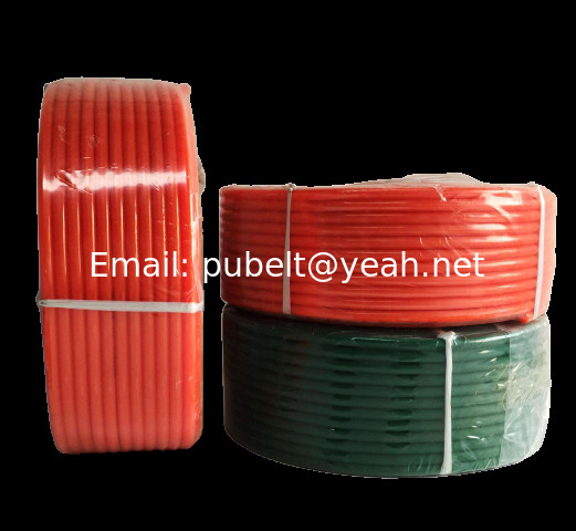polyurethane drive belts ,polyurethane round belt , low compression set power transmission belts