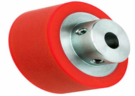 TPU Single PU Coated Polyurethane Roller Wheels Stainless Steel Material