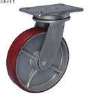 Extra Heavy Duty Industrial Polyurethane Caster Wheels Red Color For MIMA Forklift