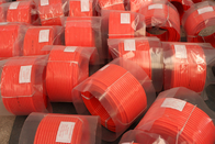 Red Color Textile Industry Polyurethane Round Belt , PU Urethane Drive Belts