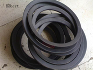 Rubber Material V Section Electric Motor Drive Belts Adjustable Length Black Color