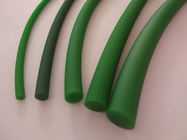 Green PU Round Belt , Fast Joining Flexible 85A Urethane Drive Belts 30m / Roll