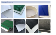 Solid PVC Material Conveyor Belt Customized Width High Durability