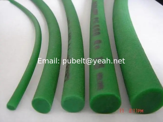 85A PU Polyurethane Round Belt Surface Rough For Packaging Machine