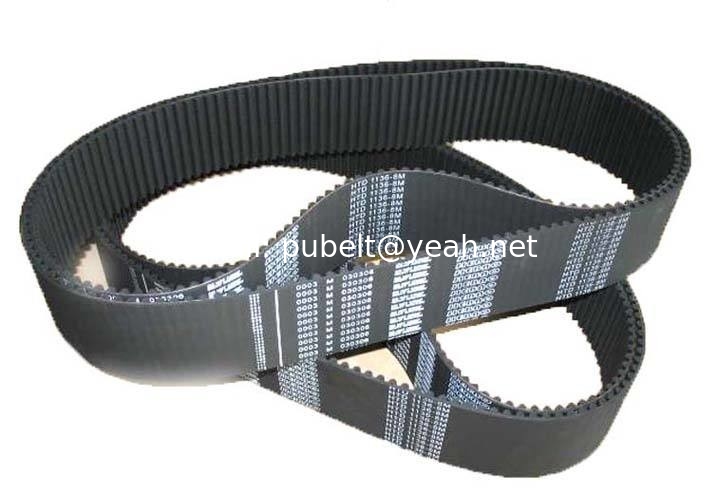 Flat Transmission Rubber Timing Belt For Wire Cutting Machine Low Noise