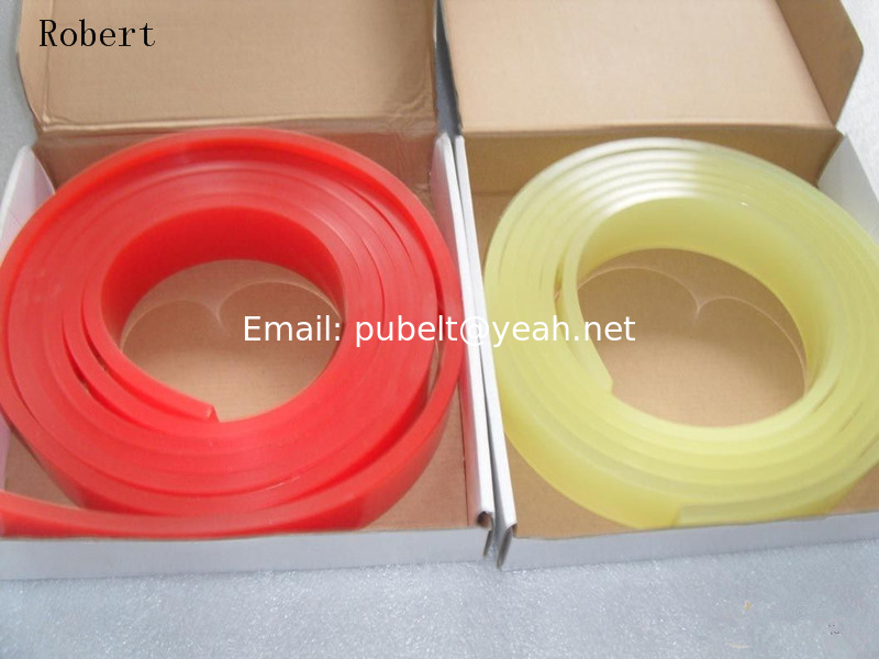 4 Meter Length Polyurethane Squeegees Roll For Ceramic Screen Printing