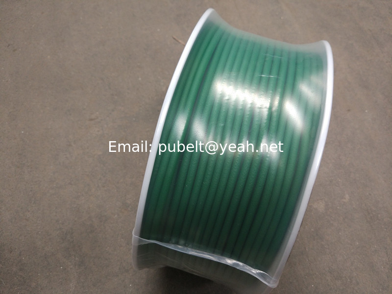 High Tensile Tear Strength PU Coating Round Belt , Round Rubber Drive Belts