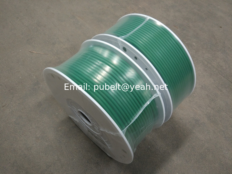 Textile Screen Printing Machine PU Round Drive Belt With High Tensile / Tear Strength