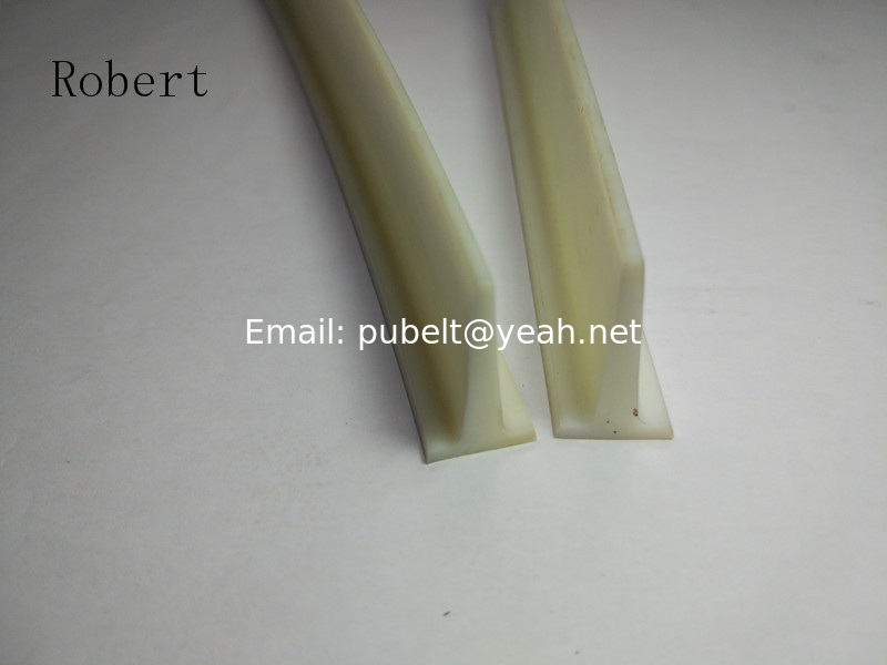 White Color Extruded Polyurethane Strip Belt High Tensile Strength